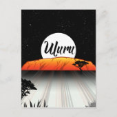 Ayers Rock Australia Briefkaart (Voorkant)