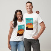 Ayers Rock Australia, Uluru Travel Poster T-shirt (Unisex)