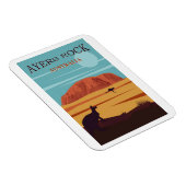 Ayers Rock, Australië Travel Poster Magneet (Rechterzijde)