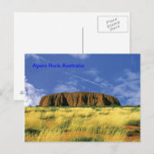 Ayers Rock Briefkaart (Voorkant / Achterkant)
