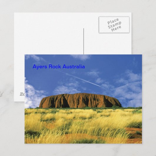 Ayers Rock Briefkaart (Voorkant / Achterkant)