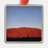 Ayers Rock Metalen Ornament (Voorkant)