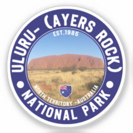 Ayers Rock National Park – Australian Outback Land Sticker