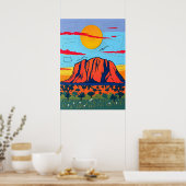 Ayers Rock Poster (Keuken)