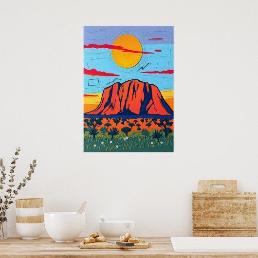 Ayers Rock Poster (Keuken)