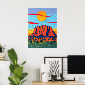 Ayers Rock Poster (Thuiskantoor)