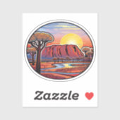 Ayers Rock - Set Australien (9 von 16) Aufkleber Sticker (Vel)