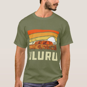 Ayers Rock Uluru Australia Landmark  80s T-shirt