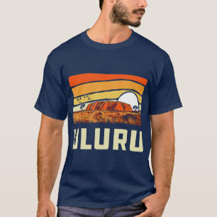 Ayers Rock Uluru Australia Landmark  80s T-shirt