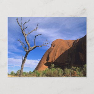 Ayers Rock Uluru in de Outback Australia Briefkaart