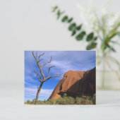 Ayers Rock Uluru in de Outback Australia Briefkaart (Staand voorkant)