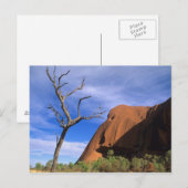 Ayers Rock Uluru in de Outback Australië Briefkaart (Voorkant / Achterkant)