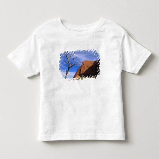 Ayers Rock Uluru in de Outback Australië Kinder Shirts (Voorkant)