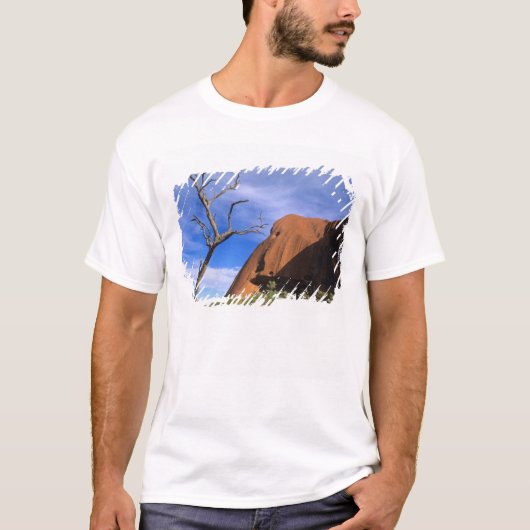 Ayers Rock Uluru in de Outback Australië T-shirt (Voorkant)