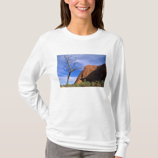 Ayers Rock Uluru in de Outback Australië T-shirt (Voorkant)