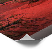 Ayers Rock, Uluru National Park, Australië woestij Poster (Hoek)