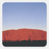 Ayers Rock Vierkante Sticker (Voorkant)