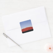 Ayers Rock Vierkante Sticker (Envelop)