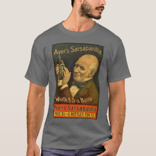 Ayer's Sarsaparilla donkergrijs T-shirt