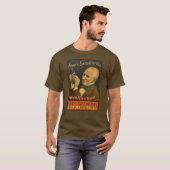 Ayer's Sarsaparilla M's bruin T-shirt (Voorkant volledig)