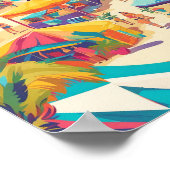 Ayia Napa Cyprus toeristenoord Poster (Hoek)