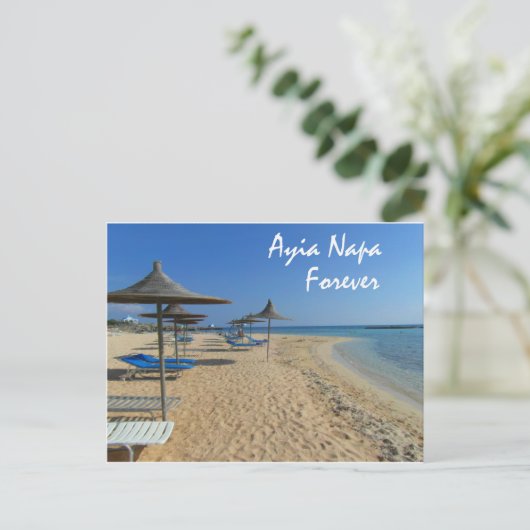 Ayia Napa Forever Briefkaart (Staand voorkant)