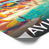 Ayia Napa toeristenoord Cyprus Poster (Hoek)