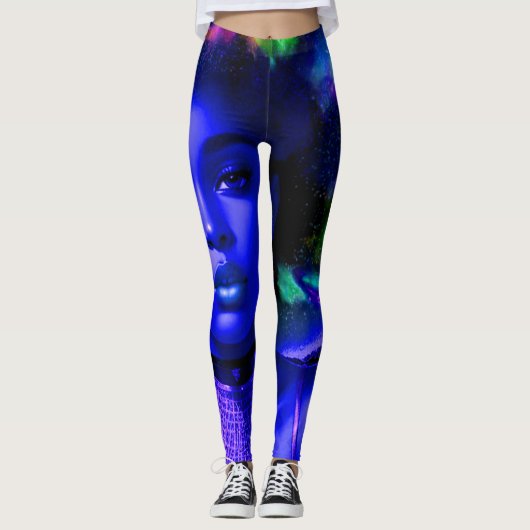 Ayila legging blauwe (Voorkant)