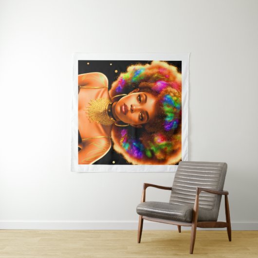 Ayila Tapestry goud Wandkleed (In Situ (horizontaal))