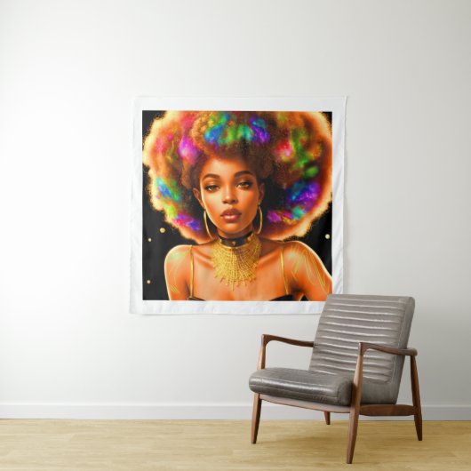 Ayila Tapestry goud Wandkleed (In situ)