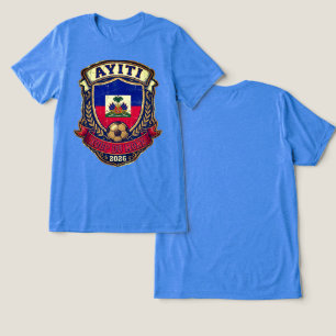 Ayiti in de Wereldkampioenschap Vintage Design Haï Tri-Blend Shirt