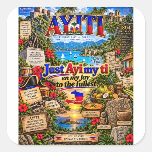 Ayiti sticker (Voorkant)
