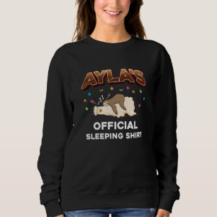 Ayla Naam Cadeaudief Slaapend Shirt
