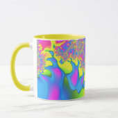 AYLA ~ Zany 3D Fractal ~  Mulitkleurig Mok (Links)