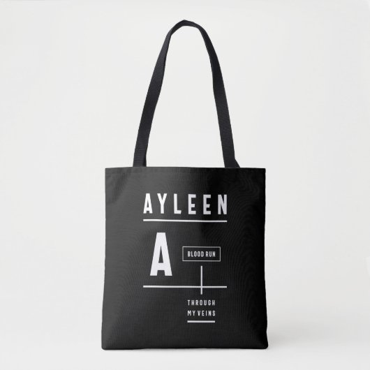 Ayleen Persoonlijke naam Birthday Gift Tote Bag (Voorkant)