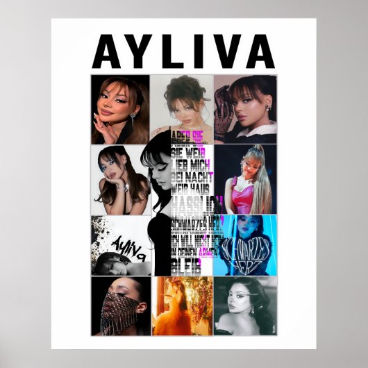 Ayliva Tour 2026 Poster (Voorkant)