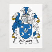 Aylward Family Crest Briefkaart (Voorkant)