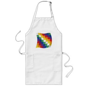 Aymara Flag Apron Lang Schort