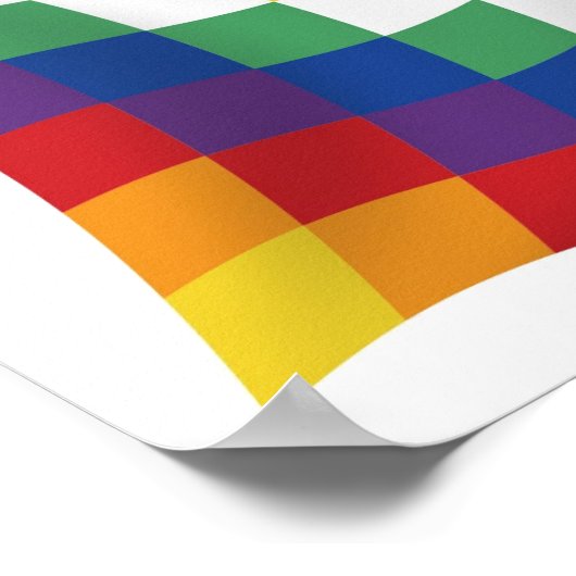Aymara Flag Poster Print (Hoek)