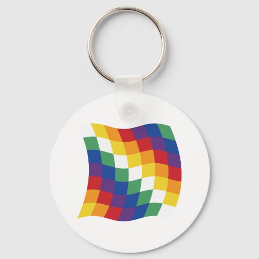 Aymara Flag Sleutelhanger (Voorkant)