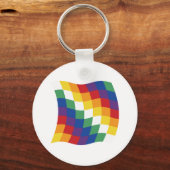 Aymara Flag Sleutelhanger (Voorkant)