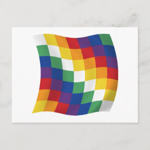 Aymara Vlag Ansichtkaart Briefkaart