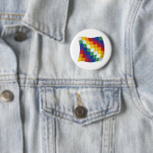 Aymara Vlag Knop Ronde Button 5,7 Cm (In situ)