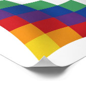 Aymara Vlag Poster Print (Hoek)