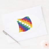 Aymara Vlag Sticker (Envelop)