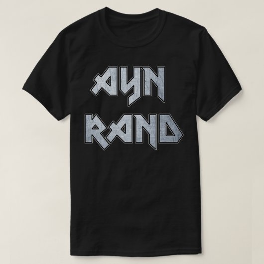 Ayn Rand 2 T-shirt (Design voorkant)