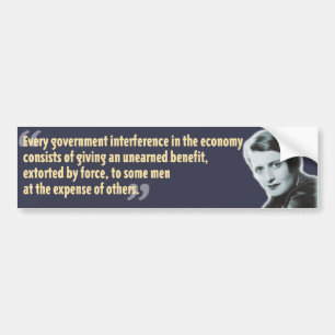 Ayn Rand bumpersticker