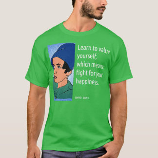 Ayn Rand citeert Gezegden T-shirt