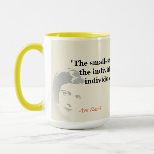 Ayn Rand citeert over de kleinste minderheid Mok (Links)