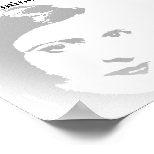 Ayn Rand citeert over de kleinste minderheid Poster (Hoek)